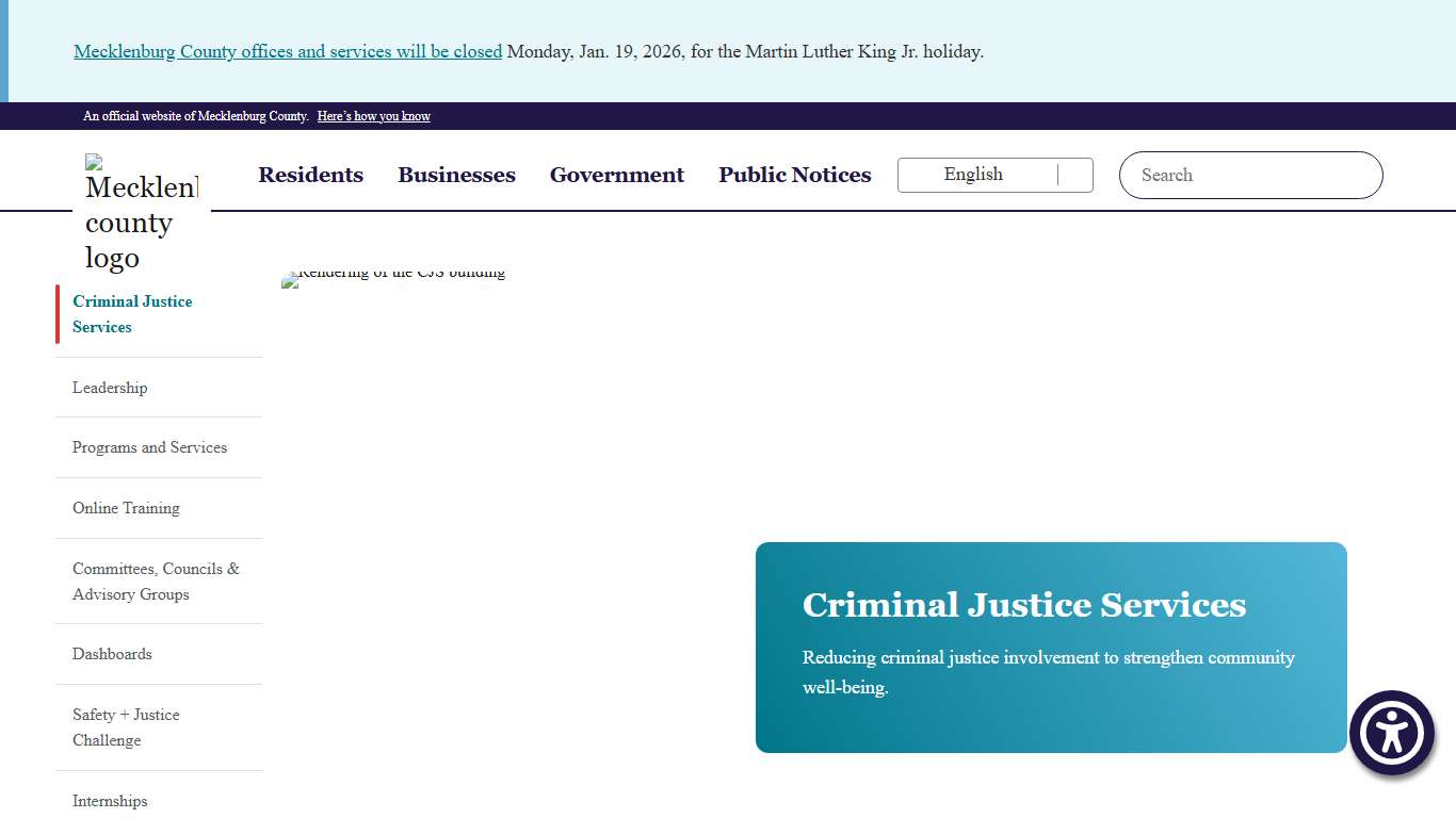 Criminal Justice Services | Criminal Justice Services